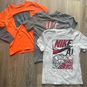 Nike Shirt Kids Lot (One Med, Two Large)